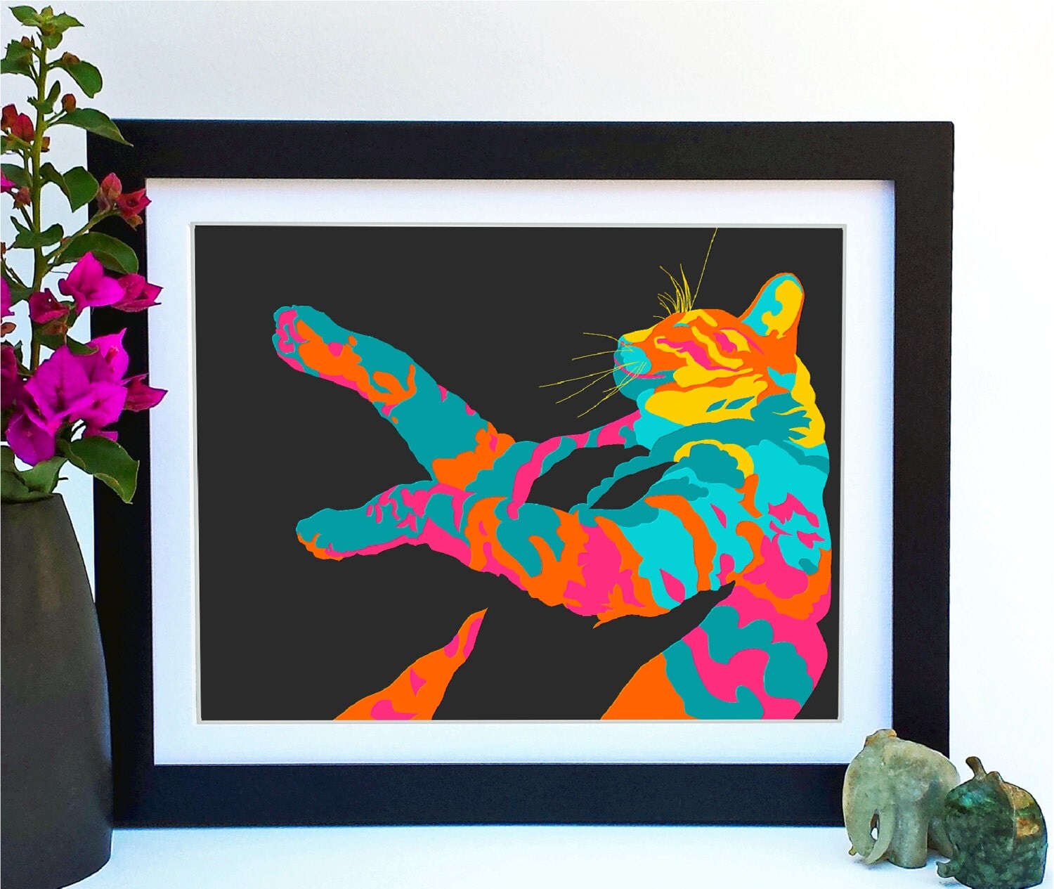 Scratch Multi Wall Art Print 8x10 Original Digital