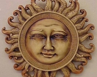 Celestial Sun Wall Plaque Home Decor