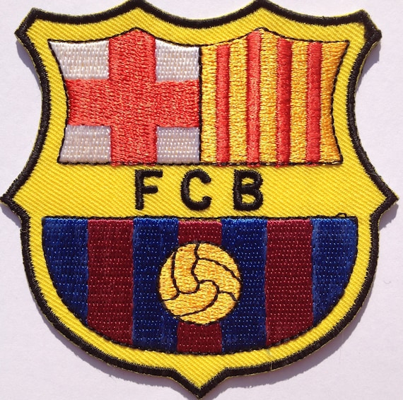 FC Barcelona Crest Embroidered Iron on Soccer Patch by PatchWorld