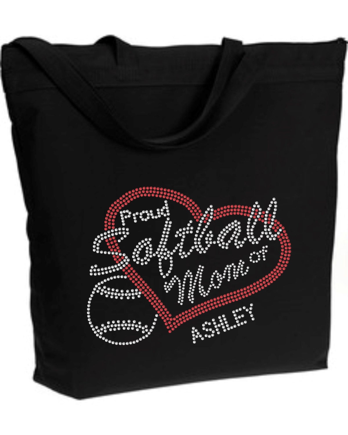 Softball Mom Tote Bag/ Softball Mom Bag/ Custom Personalized