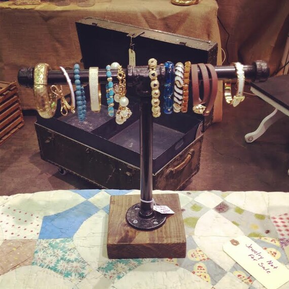 Industrial Pipe Jewelry Holder