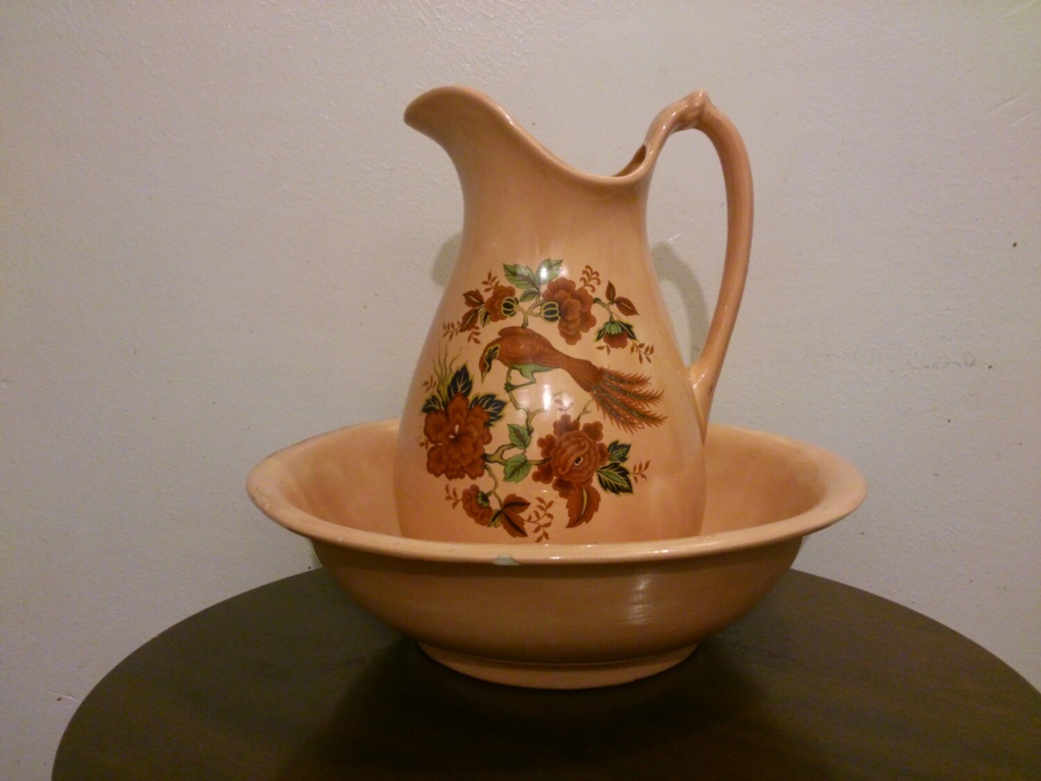 Ceramic Water Pitcher with basin