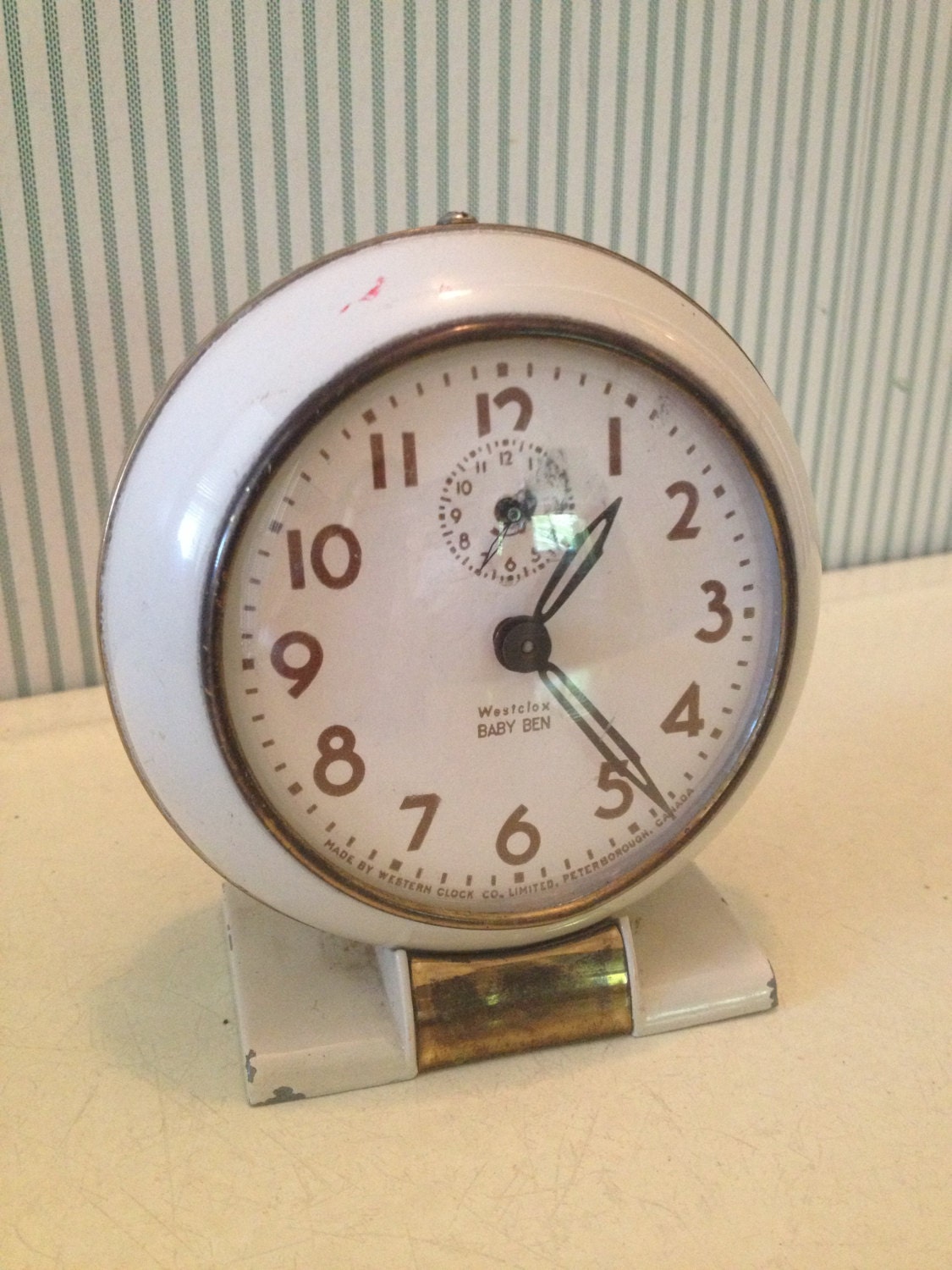 wind up ticking big ben alarm clock