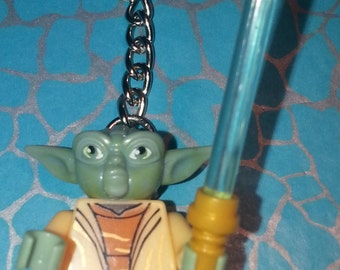 lego star wars yoda keyring