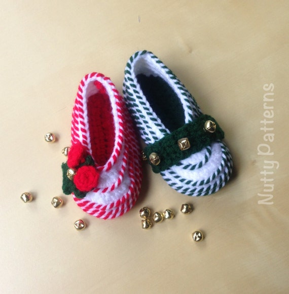 pattern christmas bells crochet Babies Candy * Toddlers and Shoes * Christmas Patterns Crochet Cane *