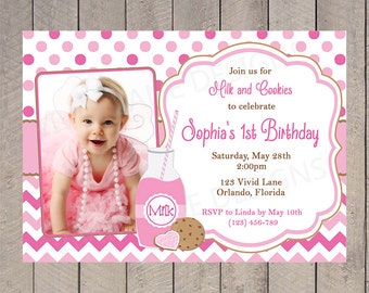 Butterflies Birthday Invitation Spring Girl First Birthday