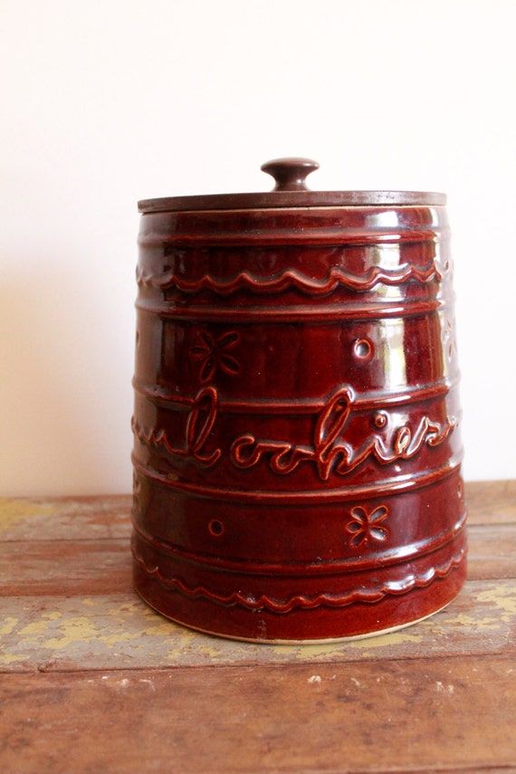 Vintage Cookie Jar Made in U.S.A. Marcrest by WestEndRetro on Etsy