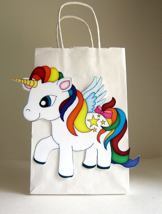 Unicorn Goody Bags Unicorn Party Bags Unicorn Favor Bags