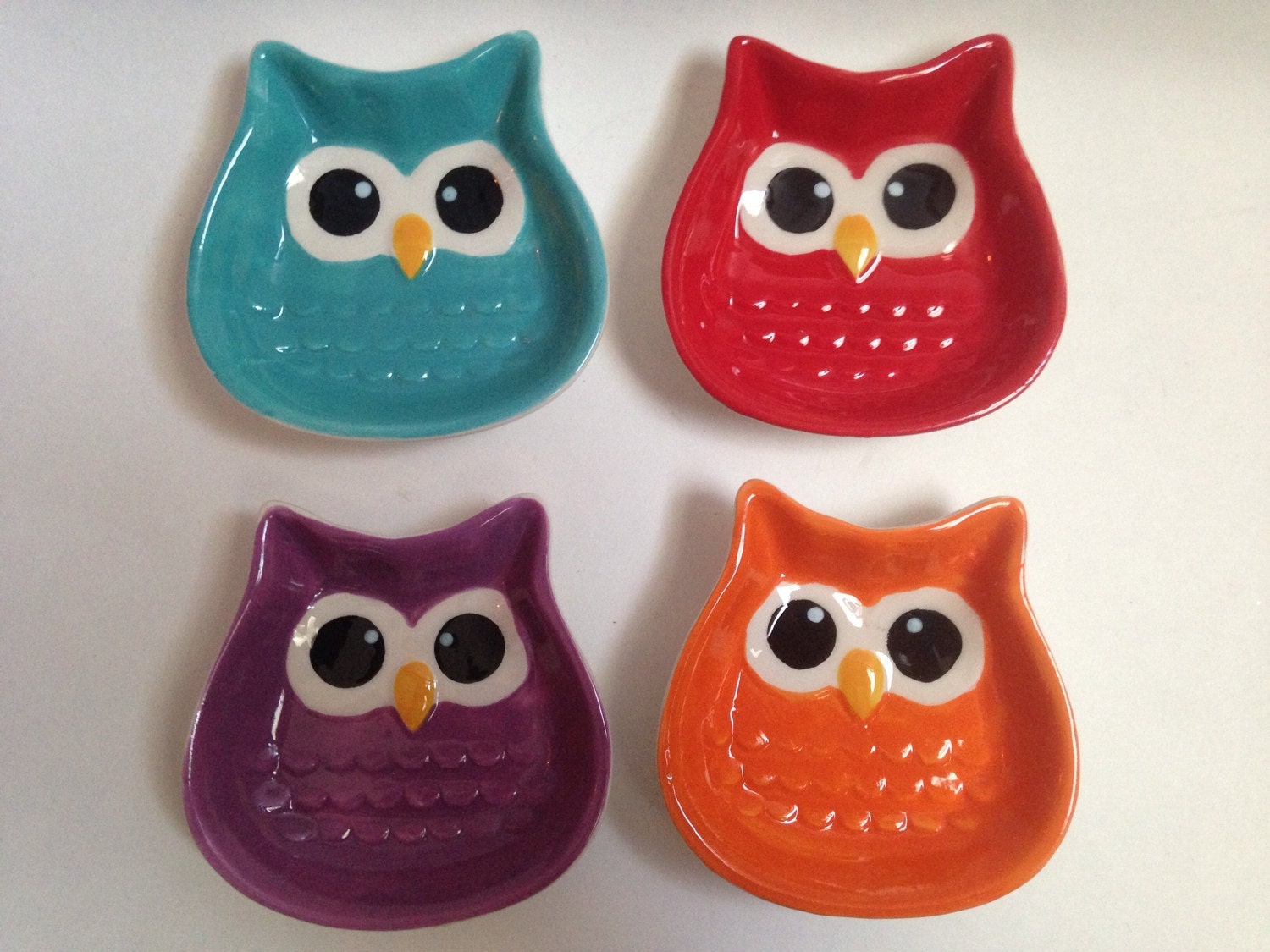 Owl trinket dish by NeonHorseDesign on Etsy