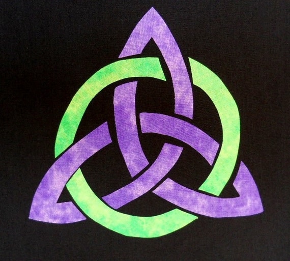 Easy Celtic Triquetra Quilt Applique Pattern Design