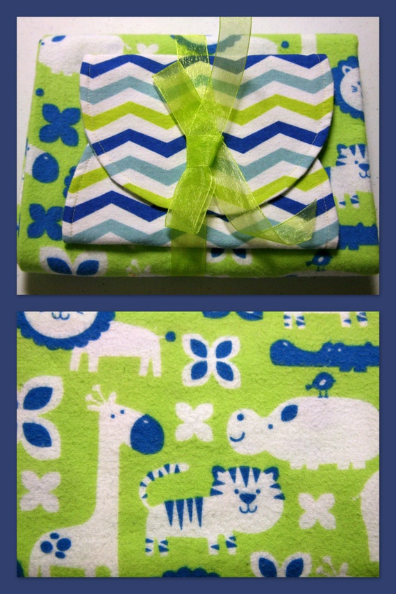 Receiving blanket/burp cloth set