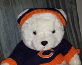 Vintage Large Chicago Bears NFL Large Plush High End Bear from Carson Pirie Scott