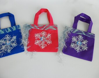 ... Tote Bag Party Favor Girls birthday. Party Goodie bag present..SET OF