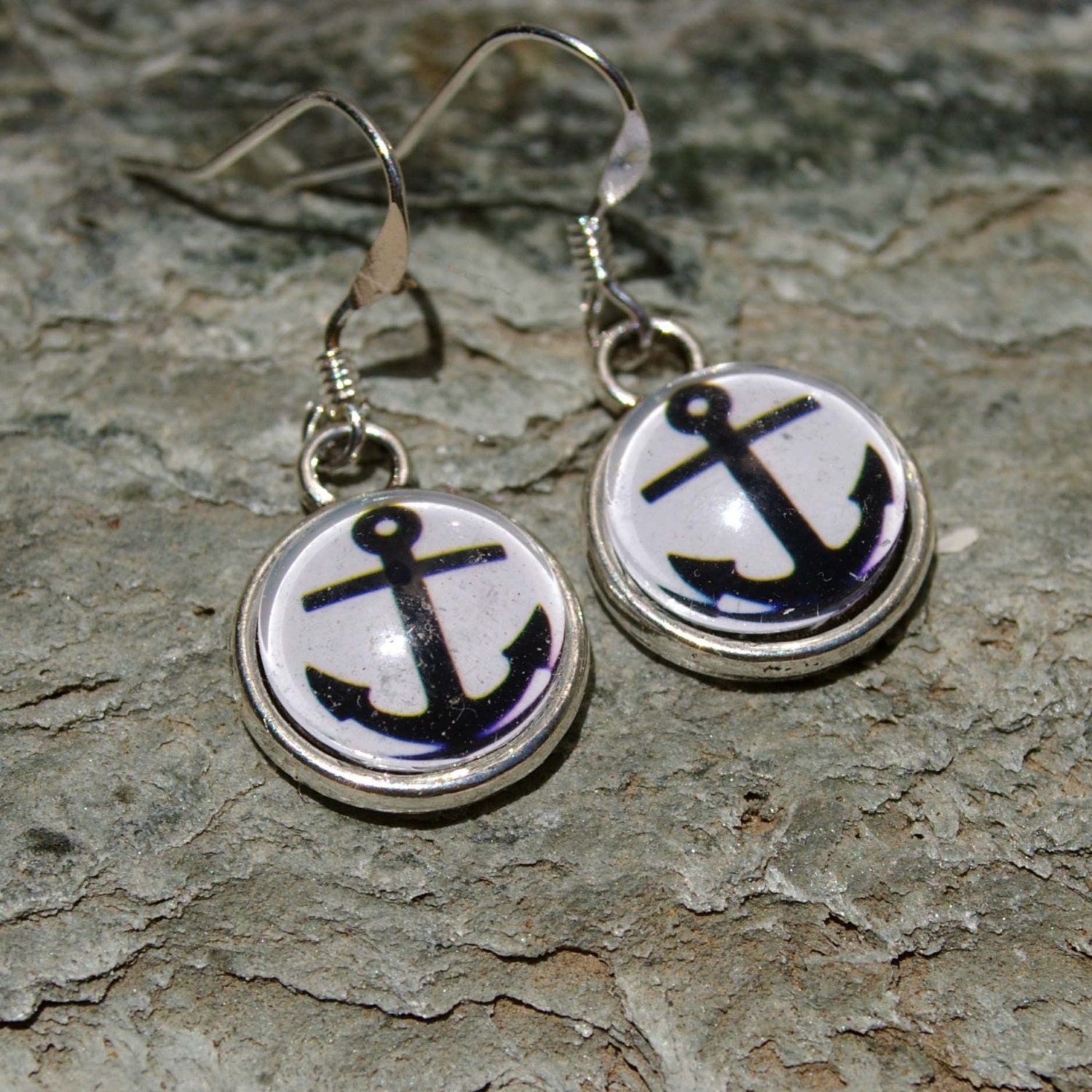 Nautical Anchor Earrings Summer Beach Anchor Sailor