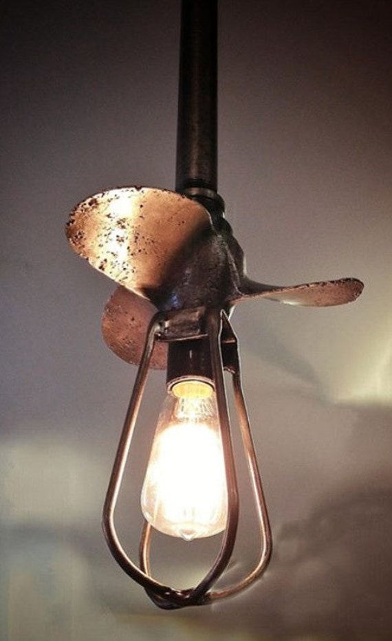 Items similar to Industrial Boat propeller light on Etsy