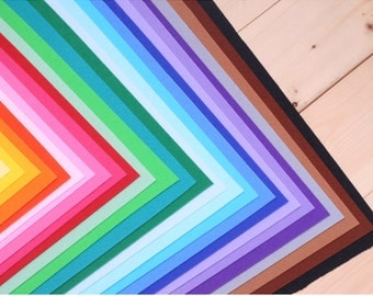 Your Choice of 15 Sheets of Hard Felt, 11.80" x 17.70" (30 cm x 45 cm)