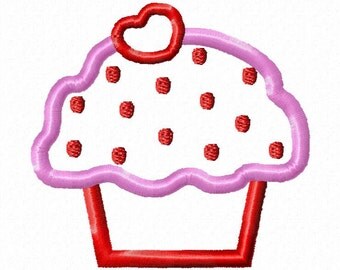 Cupcake Embroidery Pattern Hand Embroidery Cupcakes Pattern