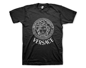 Versace Shirt Men Women, Color Black and White WS007