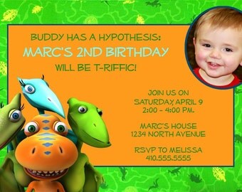 Dinosaur train invitations | Etsy