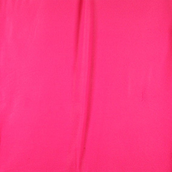 Solid Bright Pink Fabric By The Yard by ReneesChoiceFabrics