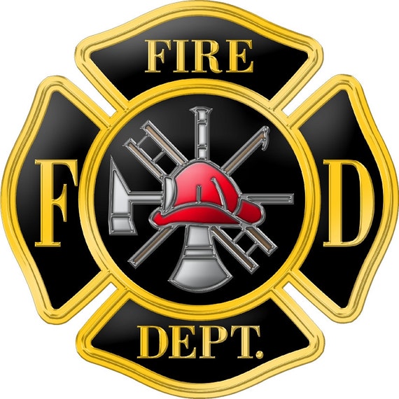 Fire Dept. Large Decals