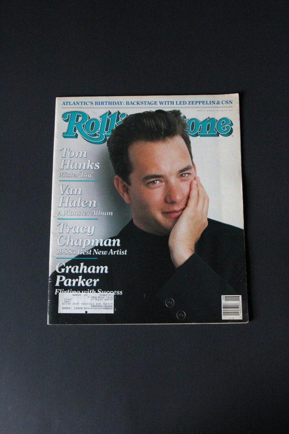 Tom Hanks Rolling Stone Magazine Issue 529 June 30 1988