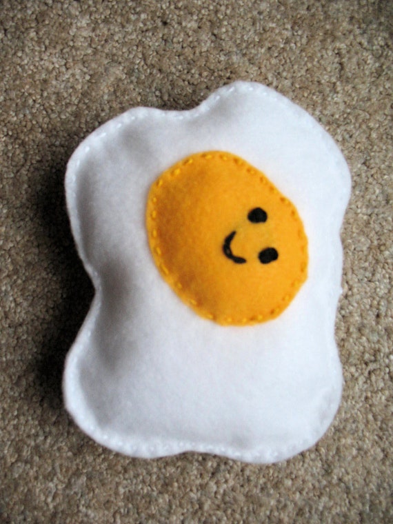 fried egg plush