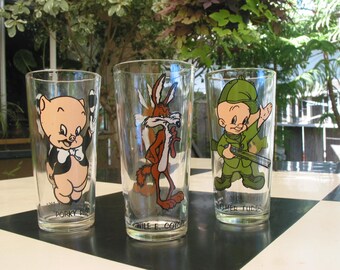 Character Glasses Pepsi Collector Series Set Of Seven