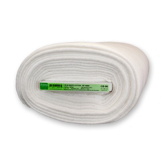 100 Bleached White Cotton Batting Without Scrim 9 by RMCQuilts