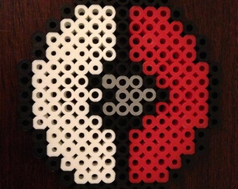 Pokeball Tap Perler Bead Keychain - by Noise Complaint