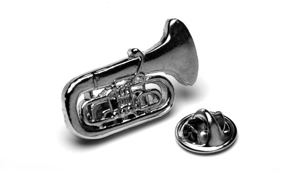 Tuba Pin Badge/ Lapel Pin great gift idea for Music Teachers