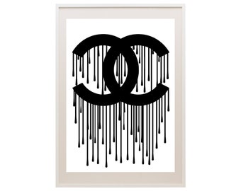 Popular items for chanel logo on Etsy
