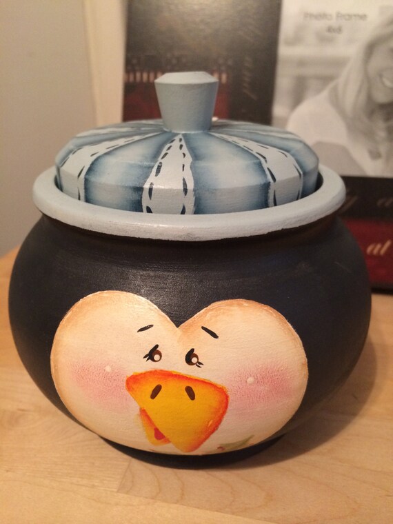 Penguin candy dish by ChaseCreate on Etsy