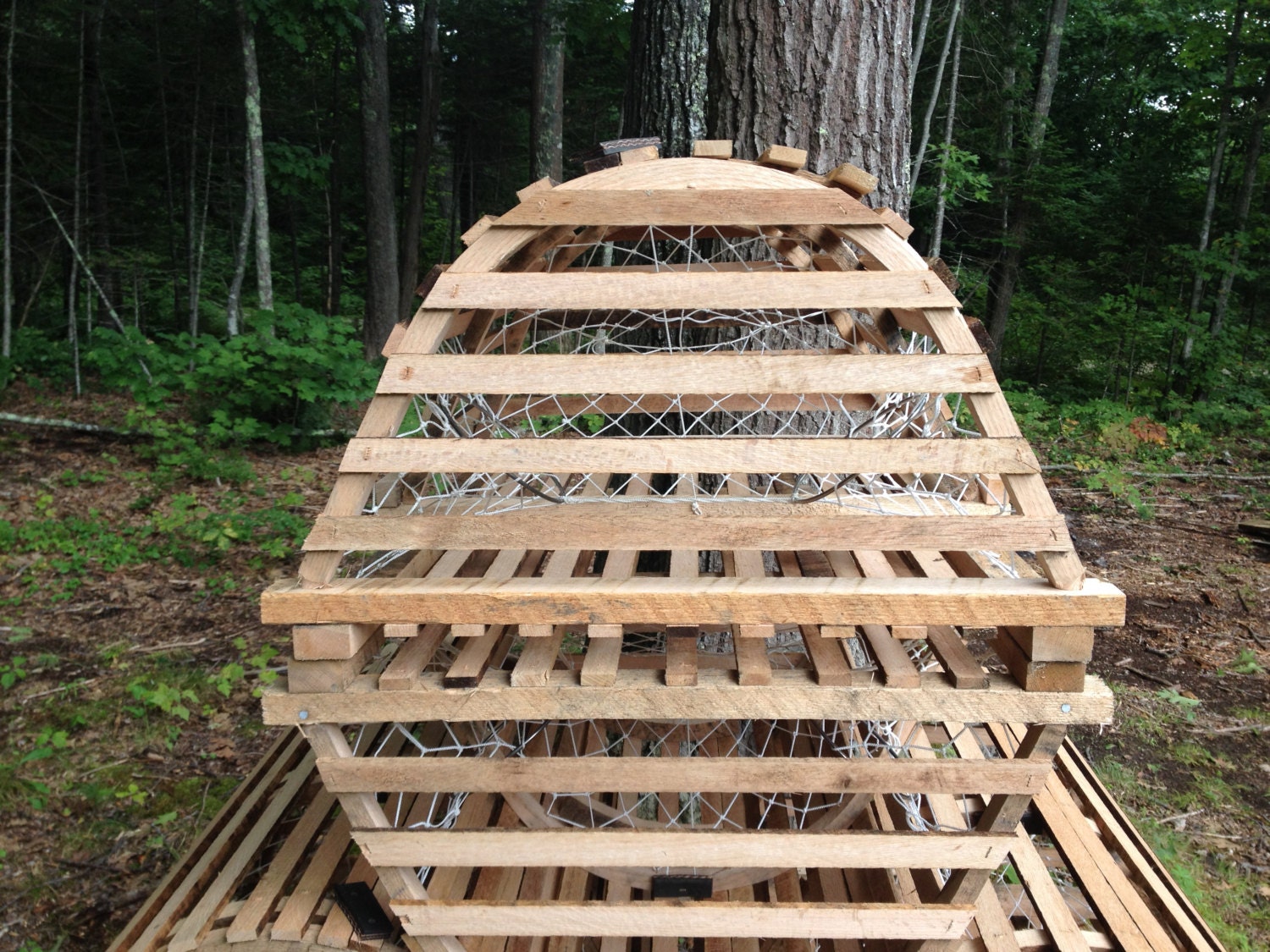 half-round-maine-wooden-lobster-trap-by-chiphowarth-on-etsy