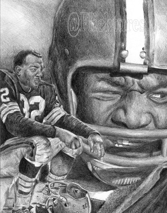 Jim Brown Print Limited Edition signed and numbered by the