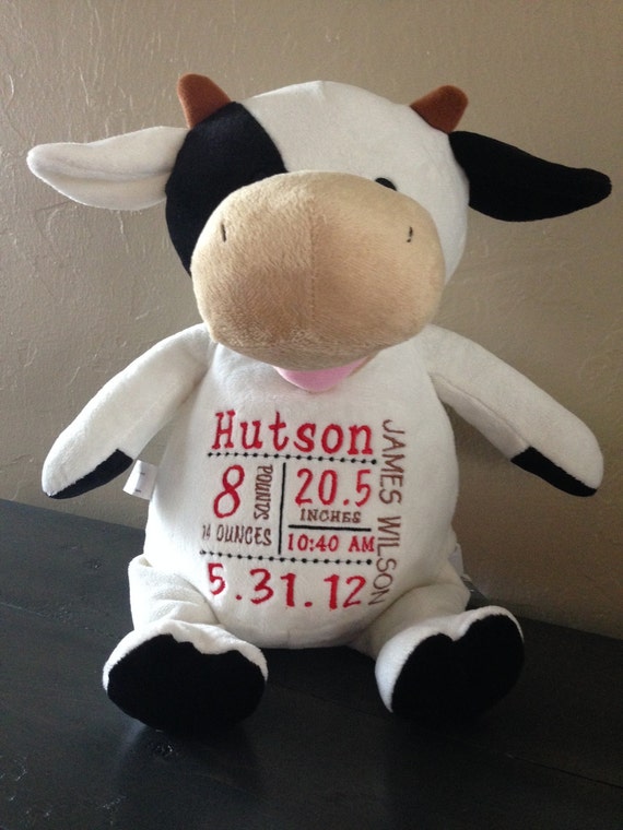 personalized birth stuffed animals