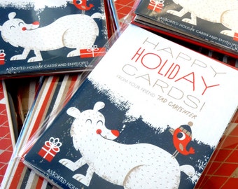 Items similar to Custom Noel Holiday Photo Cards on Etsy