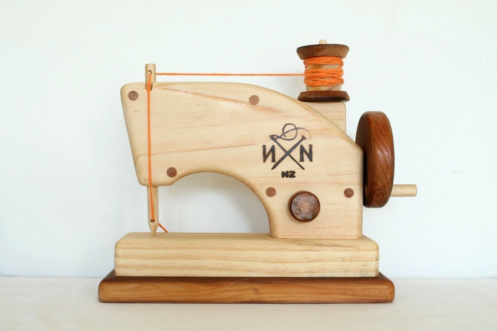 Wooden Toy Sewing Machine