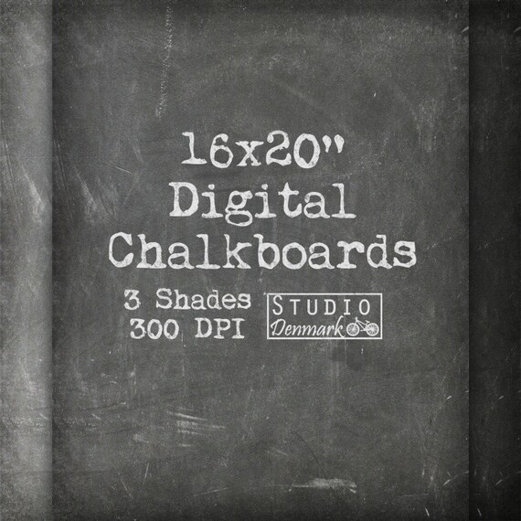 Chalkboard Digital Paper 16x20 Real Chalkboard