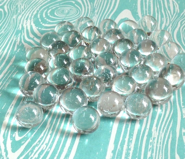 1 Lb Clear Glass Marbles 12 13mm