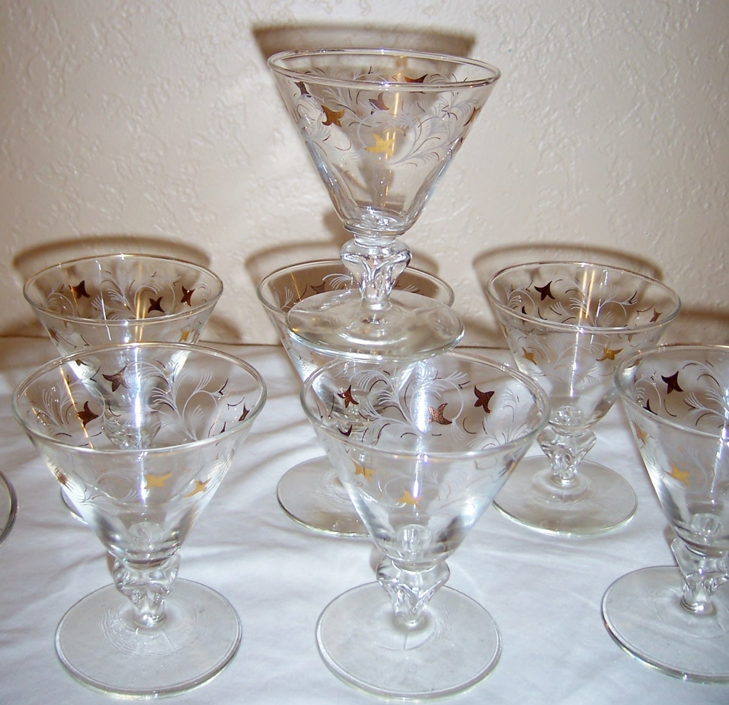 ON SALE……WAS 24.99 Adult Liqueur or Dessert Glasses Set of 10 Haute Juice