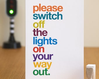 Funny Leaving Card - SALE SECOND - Funny Retirement Card - Funny Bon Voyage Card - Breakup Card - Divorce Card - Free UK delivery