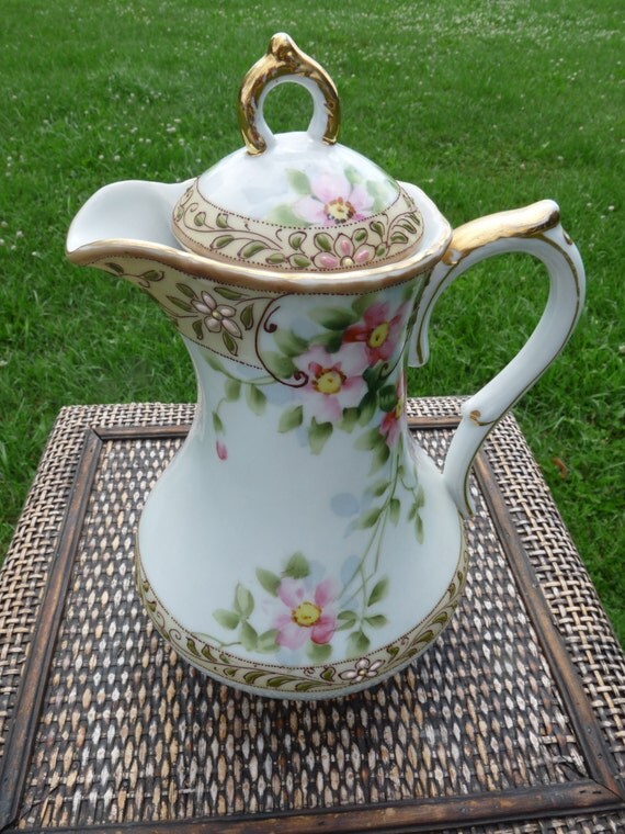 Exquisite Antique NIPPON Rising Sun Mark Hand Painted