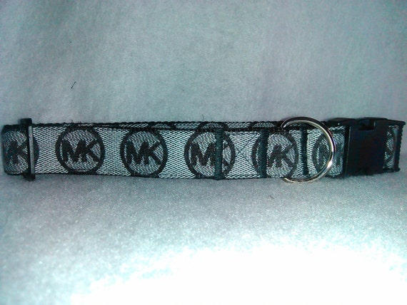 Designer Inspired Collars in Black on Gray by SewLuvLee on Etsy