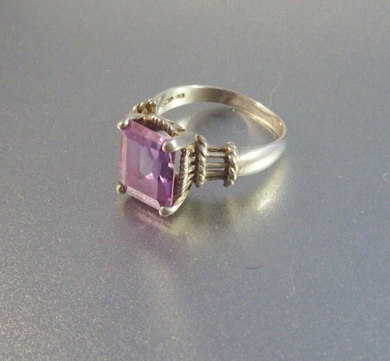 deco amethyst ring vintage sterling amethyst ring deco style by deco amethyst ring vintage sterling amethyst ring deco style by