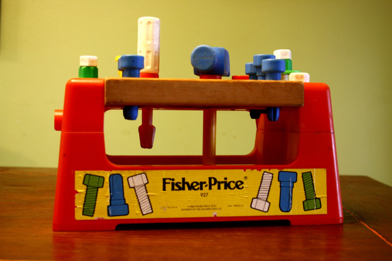 Fisher Price Workbench with Tools 1980