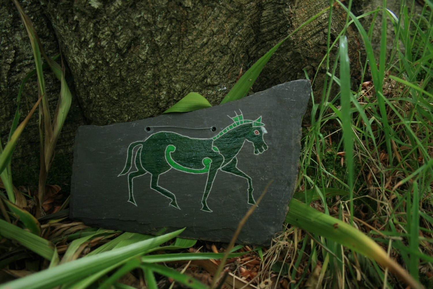 willow tree horse plaque