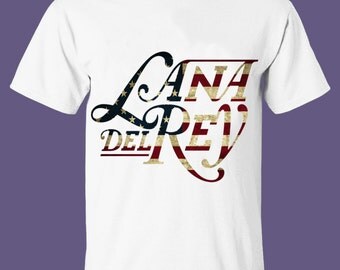 lana del rey american flag shirt