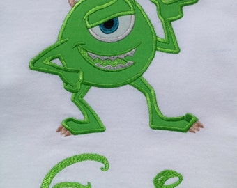 Crochet Mike Wazowski Beanie/Hat