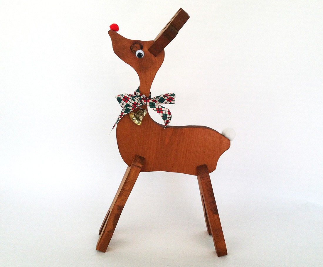 red reindeer figurines